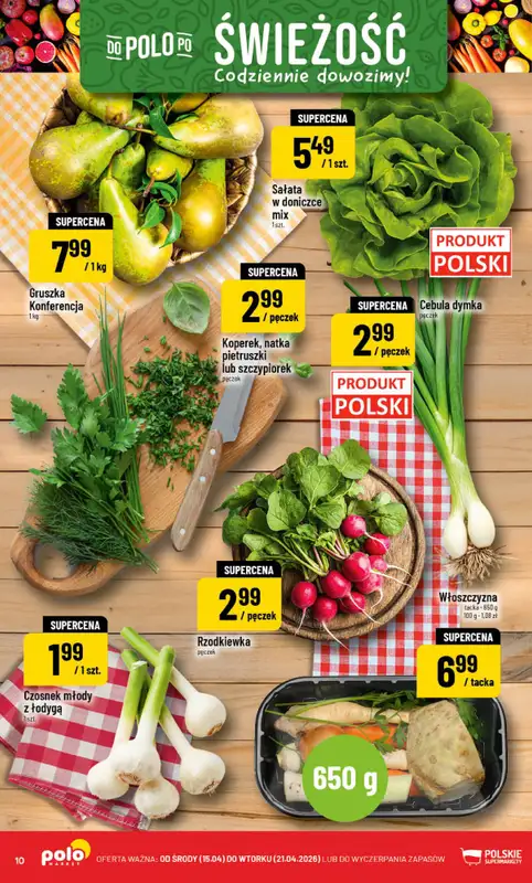 POLOmarket - gazetka promocyjna Gazetka od środy 15.04 do wtorku 21.04 - strona 10