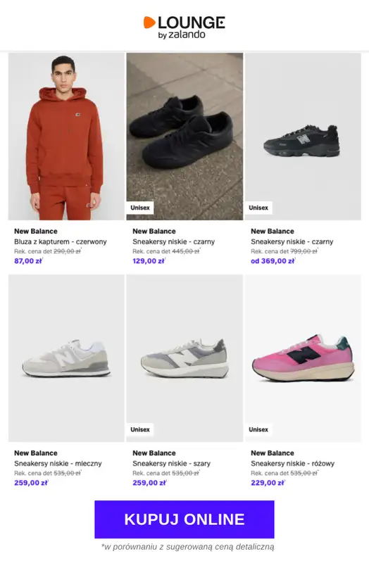 Lounge by Zalando - gazetka promocyjna Specjalne okazje: New Balance od poniedziałku 13.04 do czwartku 16.04 - strona 3