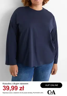 C&A - gazetka promocyjna Duże rozmiary dla niej od poniedziałku 13.04  - strona 2