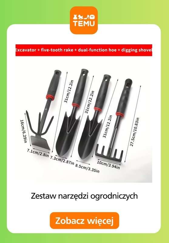 Temu - gazetka promocyjna Narzędzia do ogrodu od poniedziałku 13.04  - strona 4