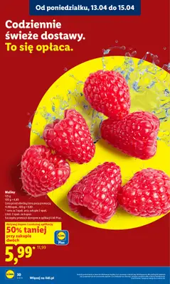 Lidl - gazetka promocyjna Oferta od poniedziałku od poniedziałku 13.04 do środy 15.04 - strona 30