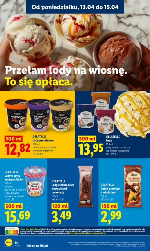 Lidl - gazetka promocyjna Oferta od poniedziałku od poniedziałku 13.04 do środy 15.04 - strona 58