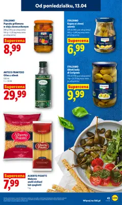 Lidl - gazetka promocyjna Oferta od poniedziałku od poniedziałku 13.04 do środy 15.04 - strona 43