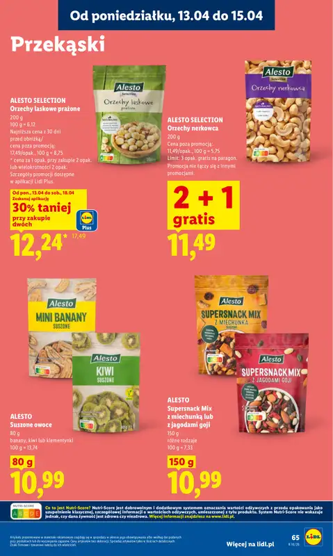 Lidl - gazetka promocyjna Oferta od poniedziałku od poniedziałku 13.04 do środy 15.04 - strona 71