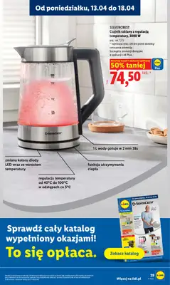 Lidl - gazetka promocyjna Oferta od poniedziałku od poniedziałku 13.04 do środy 15.04 - strona 29