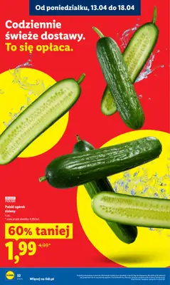 Lidl - gazetka promocyjna Oferta od poniedziałku od poniedziałku 13.04 do środy 15.04 - strona 32