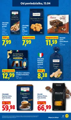 Lidl - gazetka promocyjna Oferta od poniedziałku od poniedziałku 13.04 do środy 15.04 - strona 47