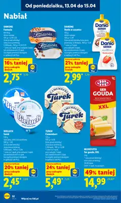 Lidl - gazetka promocyjna Oferta od poniedziałku od poniedziałku 13.04 do środy 15.04 - strona 56