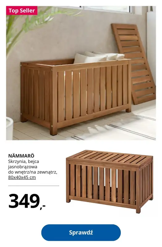 IKEA - gazetka promocyjna Meble i podłogi ogrodowe -10% od piątku 10.04 do wtorku 05.05 - strona 17