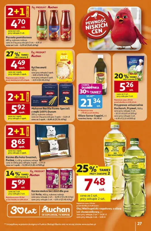 Auchan - gazetka promocyjna Gazetka 30 Lat Hipermarket Auchan od czwartku 16.04 do środy 22.04 - strona 27