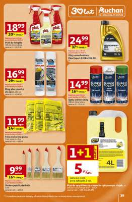 Auchan - gazetka promocyjna Gazetka 30 Lat Hipermarket Auchan od czwartku 16.04 do środy 22.04 - strona 39