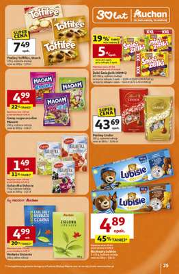 Auchan - gazetka promocyjna Gazetka 30 Lat Hipermarket Auchan od czwartku 16.04 do środy 22.04 - strona 25