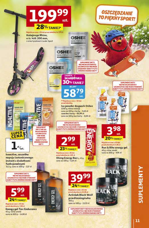 Auchan - gazetka promocyjna Gazetka 30 Lat Hipermarket Auchan od czwartku 16.04 do środy 22.04 - strona 11