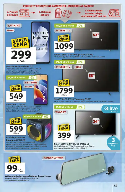 Auchan - gazetka promocyjna Gazetka 30 Lat Hipermarket Auchan od czwartku 16.04 do środy 22.04 - strona 43