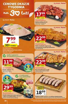 Auchan - gazetka promocyjna Gazetka 30 Lat Hipermarket Auchan od czwartku 16.04 do środy 22.04 - strona 16