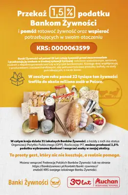 Auchan - gazetka promocyjna Gazetka 30 Lat Hipermarket Auchan od czwartku 16.04 do środy 22.04 - strona 44