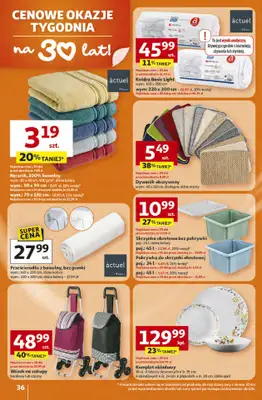 Auchan - gazetka promocyjna Gazetka 30 Lat Hipermarket Auchan od czwartku 16.04 do środy 22.04 - strona 36