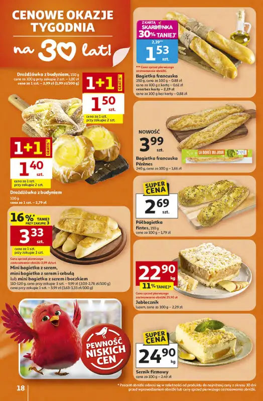 Auchan - gazetka promocyjna Gazetka 30 Lat Hipermarket Auchan od czwartku 16.04 do środy 22.04 - strona 18
