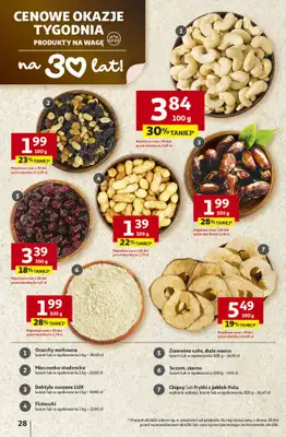 Auchan - gazetka promocyjna Gazetka 30 Lat Hipermarket Auchan od czwartku 16.04 do środy 22.04 - strona 28