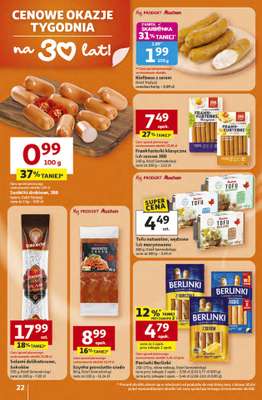 Auchan - gazetka promocyjna Gazetka 30 Lat Hipermarket Auchan od czwartku 16.04 do środy 22.04 - strona 22