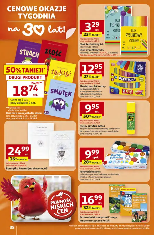 Auchan - gazetka promocyjna Gazetka 30 Lat Hipermarket Auchan od czwartku 16.04 do środy 22.04 - strona 38