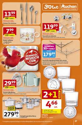 Auchan - gazetka promocyjna Gazetka 30 Lat Hipermarket Auchan od czwartku 16.04 do środy 22.04 - strona 37