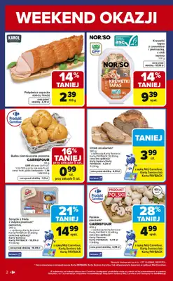 Carrefour - gazetka promocyjna Gazetka Weekend promek już od czwartku od czwartku 16.04 do soboty 18.04 - strona 2