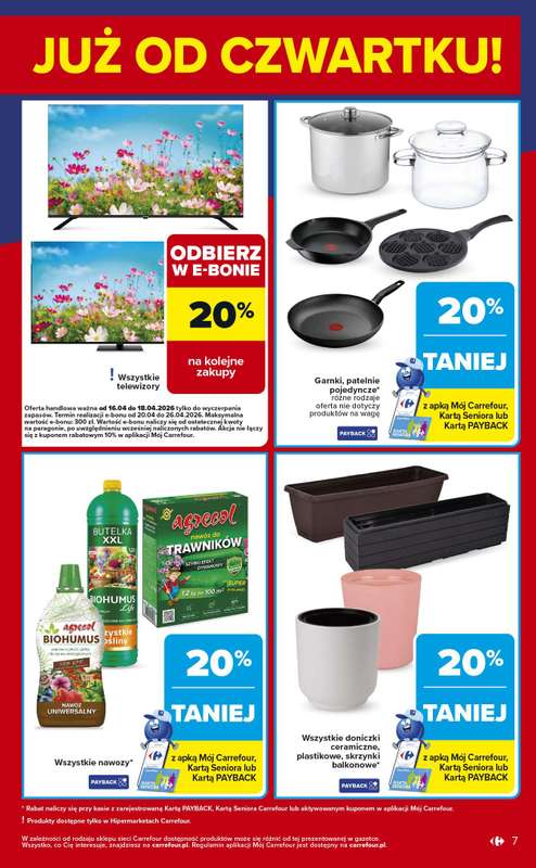 Carrefour - gazetka promocyjna Gazetka Weekend promek już od czwartku od czwartku 16.04 do soboty 18.04 - strona 7