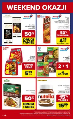 Carrefour Market - gazetka promocyjna Gazetka Weekend promek już od czwartku od czwartku 16.04 do soboty 18.04 - strona 4