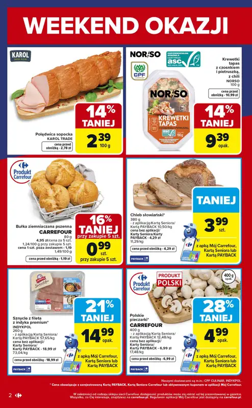 Carrefour Market - gazetka promocyjna Gazetka Weekend promek już od czwartku od czwartku 16.04 do soboty 18.04 - strona 2