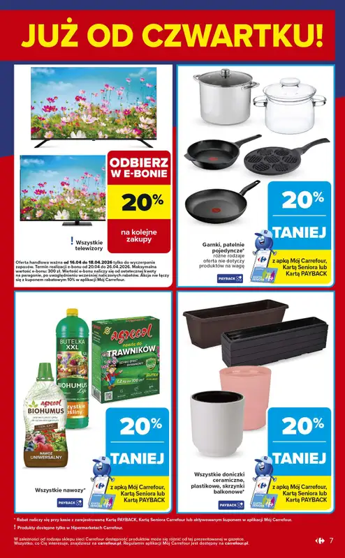 Carrefour Market - gazetka promocyjna Gazetka Weekend promek już od czwartku od czwartku 16.04 do soboty 18.04 - strona 7