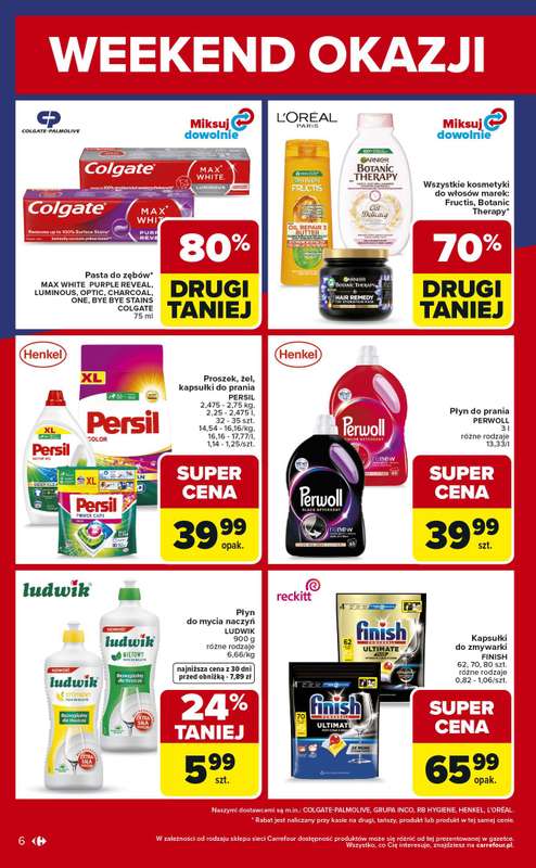 Carrefour Market - gazetka promocyjna Gazetka Weekend promek już od czwartku od czwartku 16.04 do soboty 18.04 - strona 6