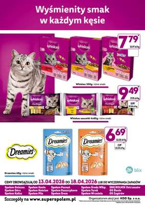 Społem - Blisko i Korzystnie - gazetka promocyjna Plakat promocyjny od wtorku 14.04 do soboty 18.04