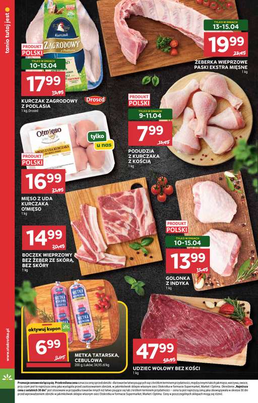 Stokrotka - gazetka promocyjna Gazetka Supermarket od czwartku 09.04 do środy 15.04 - strona 30