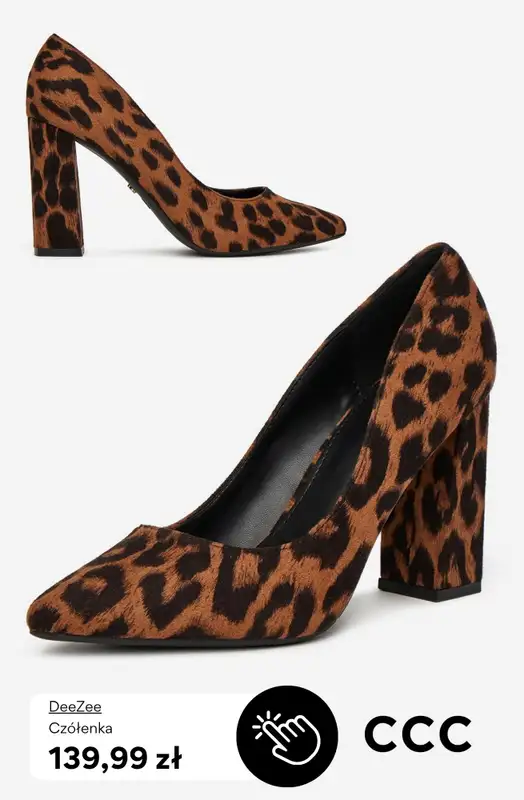 CCC - gazetka promocyjna Motyw zwierzęcy - obuwie damskie od wtorku 14.04  - strona 5