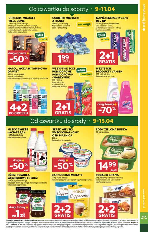 Stokrotka - gazetka promocyjna Gazetka Market od czwartku 09.04 do środy 15.04 - strona 20