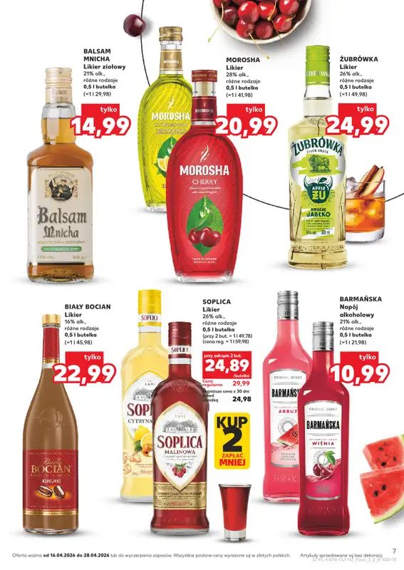 Kaufland - gazetka promocyjna Barek Kauflandu  do wtorku 28.04 - strona 7