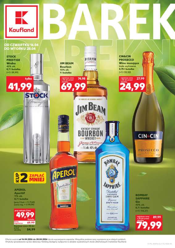 Kaufland - gazetka promocyjna Barek Kauflandu  do wtorku 28.04