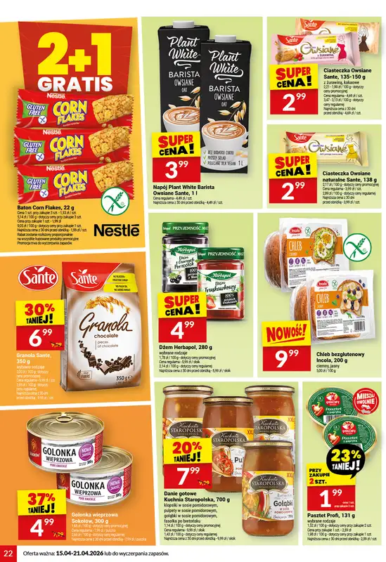 Twój Market - gazetka promocyjna Gazetka od środy 15.04 do wtorku 21.04 - strona 22