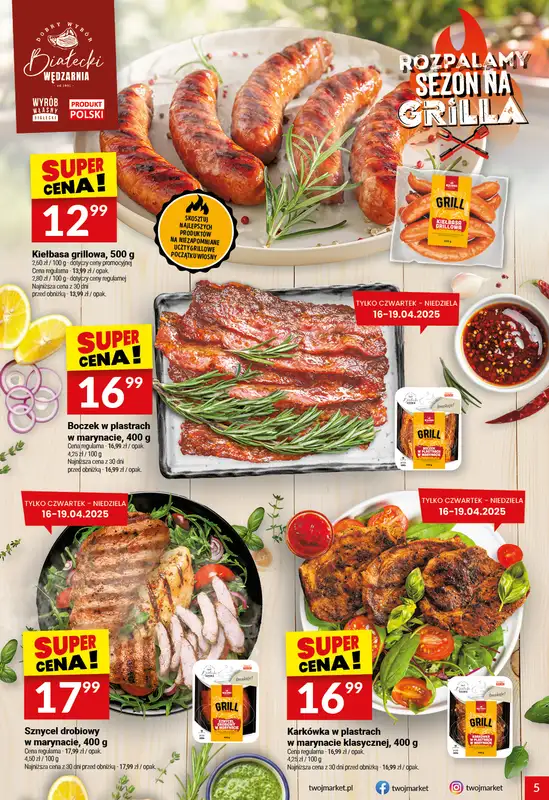 Twój Market - gazetka promocyjna Gazetka od środy 15.04 do wtorku 21.04 - strona 5