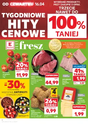 Kaufland - gazetka promocyjna Gazetka Tygodnia  do środy 22.04 - strona 6