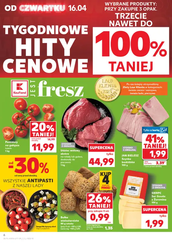 Kaufland - gazetka promocyjna Gazetka Tygodnia  do środy 22.04 - strona 6