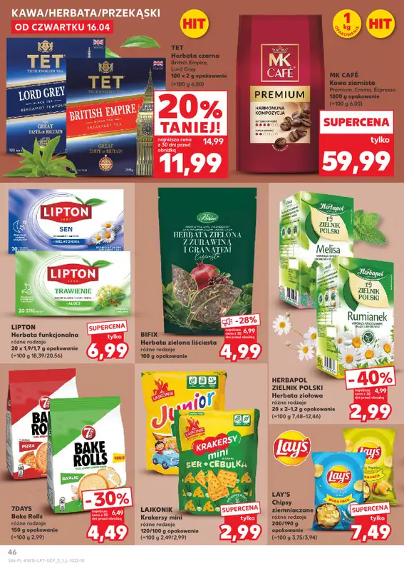Kaufland - gazetka promocyjna Gazetka Tygodnia  do środy 22.04 - strona 46