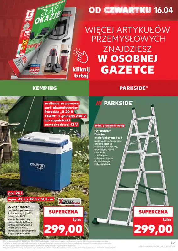 Kaufland - gazetka promocyjna Gazetka Tygodnia  do środy 22.04 - strona 59
