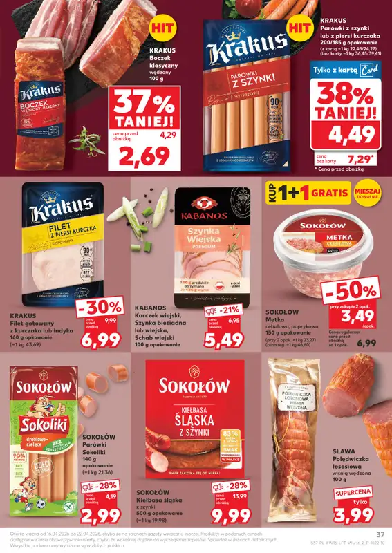 Kaufland - gazetka promocyjna Gazetka Tygodnia  do środy 22.04 - strona 37