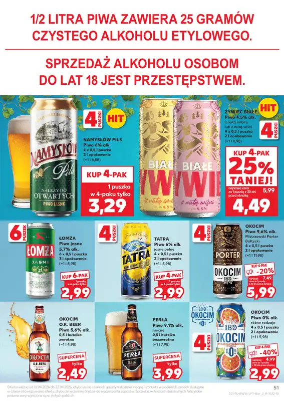 Kaufland - gazetka promocyjna Gazetka Tygodnia  do środy 22.04 - strona 51