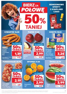 Kaufland - gazetka promocyjna Gazetka Tygodnia  do środy 22.04 - strona 11