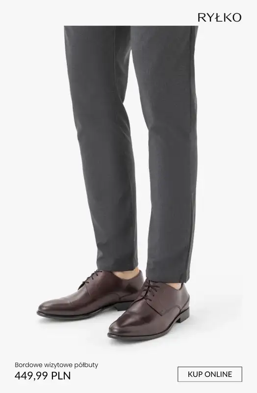 Ryłko - gazetka promocyjna Męskie buty wizytowe od wtorku 14.04  - strona 5