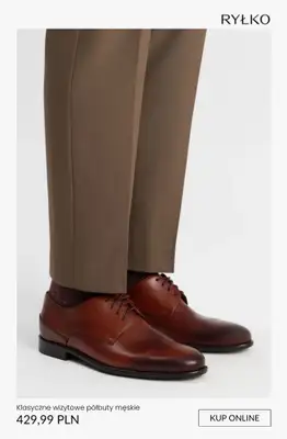 Ryłko - gazetka promocyjna Męskie buty wizytowe od wtorku 14.04  - strona 7