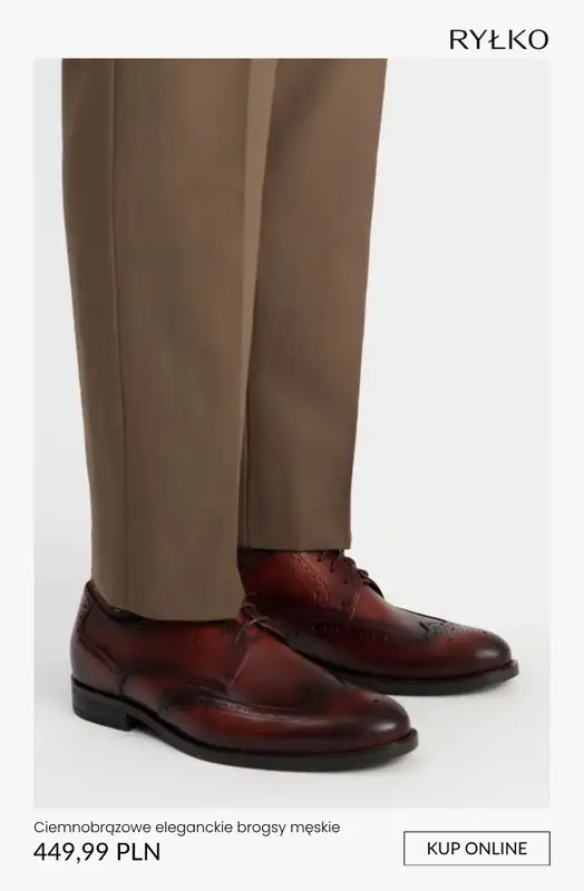 Ryłko - gazetka promocyjna Męskie buty wizytowe od wtorku 14.04  - strona 9